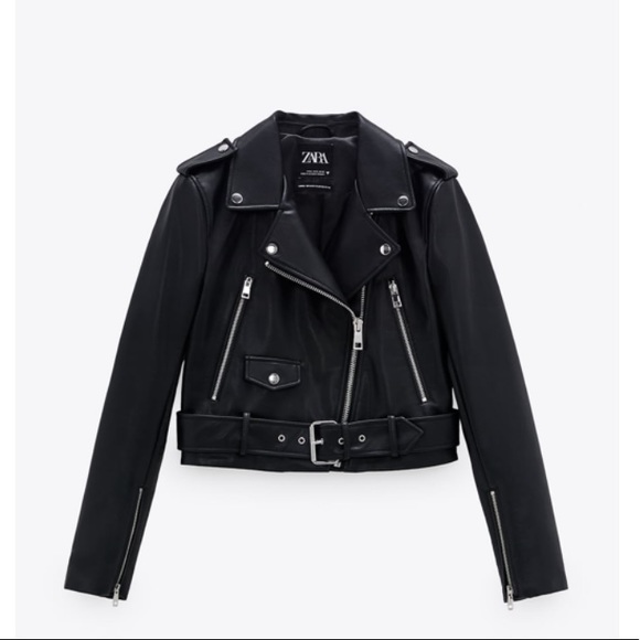 Zara Jackets & Blazers - Zara faux leather jacket